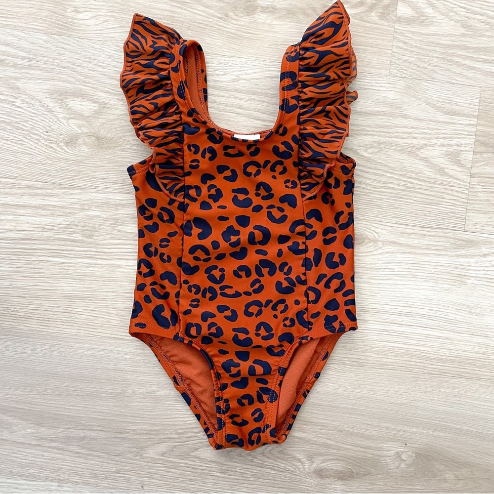 Toddler Girl Leopard Swimsuit